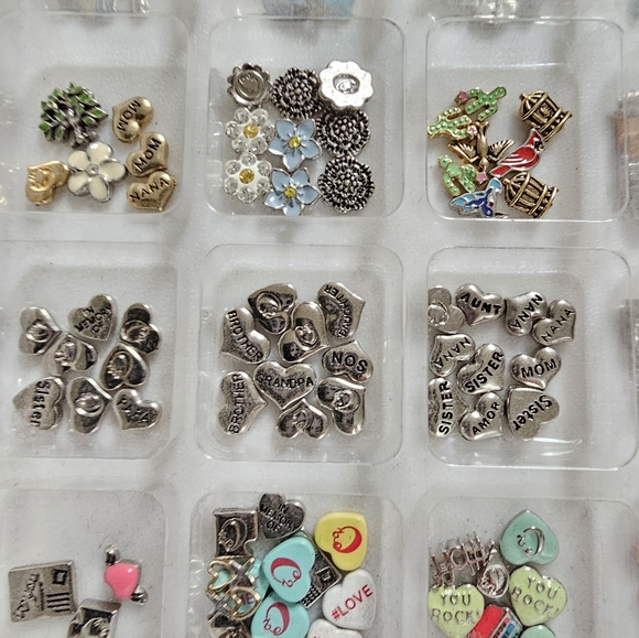 🦉 5/$21 🦉 O2 ORIGAMI OWL LIVING LOCKET FLOATING PETITE MEMORY CHARMS NEW!! - Picture 13 of 16